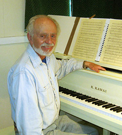 Martin Boykan at piano